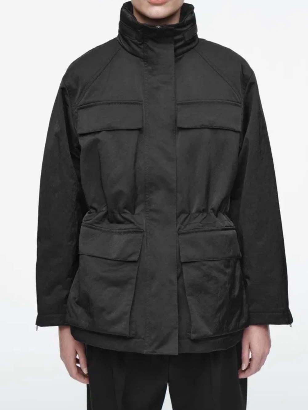 COS Black Utility Jacket